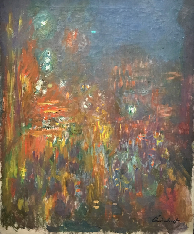 Leicester Square at Night, 1901, Claude Monet, Special Exhibition at the Patit Pallais, August 2018, Granet Aix en Provence, France - age 61