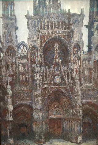 Rouen Cathedral Portal, Brown Harmony, 1892 Claude Monet, Musee d'Orsay - age 52