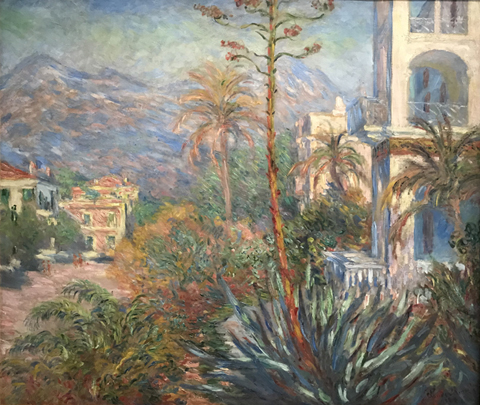 Claude Monet, The Villas at Bordighera, 1884, Claude Monet, Musee d'Orsay - age - 44