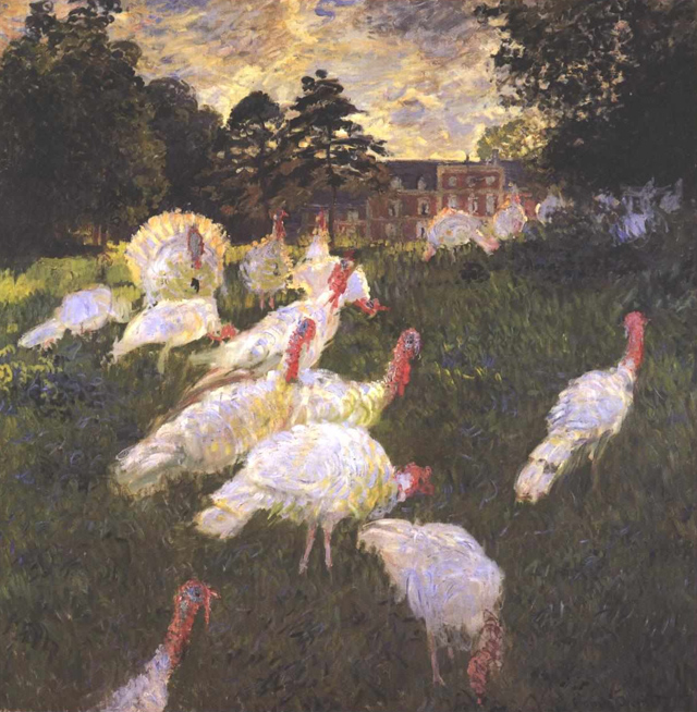 Turkeys, 1877, Claude Monet, Musee d'Orsay, age 37
