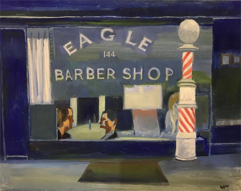 Maurice Lapp, Eagle Barber Shop 6 x 12.5
