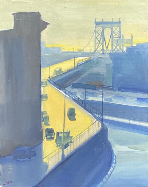 Maurice Lapp, Manhattan Bridge, 20 x 16 Available for sale, Bodega Bay Heritage Gallery Collection