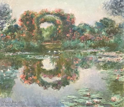 Claude Monet, Flowering Arches, Giverny, 1913 Phoenix Art Museum, gift of Mrs. Donald D. Harrington, 1964