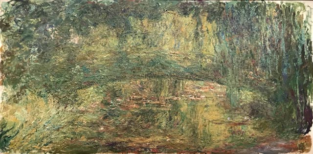 Claude Monet, The Japanese Bridge, 1918 Musee Marmottan Monet, Paris, Michel Monet Bequest, 1966