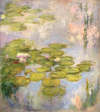 Claude Monet, Water Lilies, 1915-17 Foundation Beyerler, Riehen Basel, Switzerland, Beyeler Collection