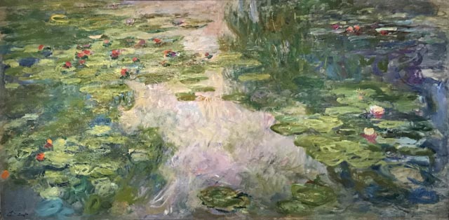 Claude Monet, Water Lilies, 1917-19 Honolulu Museum of Art, Purchased in memory of Robert Allerton, 1966