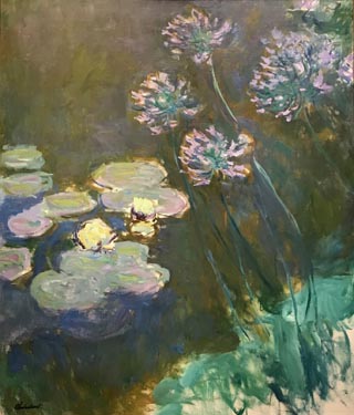 Claude Monet, Water Llilys and Agapanthus, 1914-17 Musee Marmottan Monet, Paris Michel Monet Bequest, 1966
