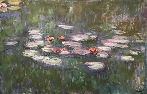 Claude Monet, Water Lilies, 1916-19 McNay Art Museum, San Antonio, TX, The Tobin Theater Arts Fund