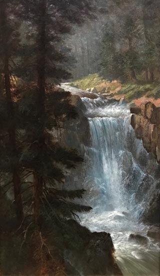 Edwin Deakin, Cascade Falls near Lake Tahoe, 1877