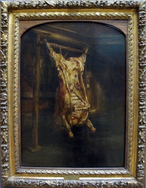 Rembrandt von Rijn, The Slaughtered Ox, 1655, Musee du Luvre