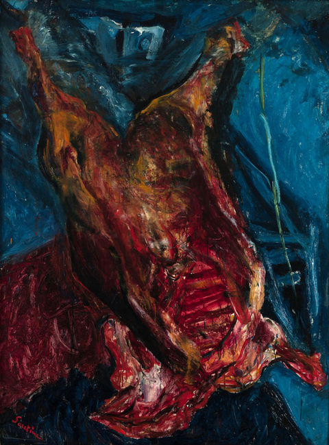 Chaim Soutine, Carcass of Beef, c1925 Albright-Knox Gallery, Buffalo, NY