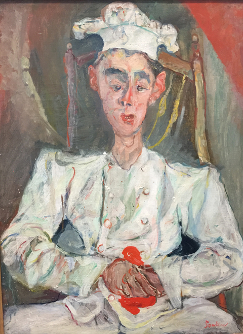 Chaim Soutine, Le Petit Pâtissier, 1922-23 Musée de l'Orangerie, Paris