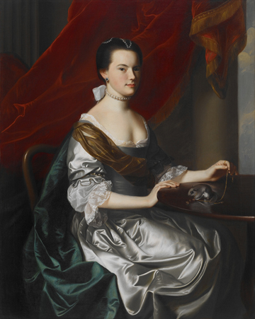 John Singleton Copley Mrs. Theodore Atkinson, Jr.  (Frances Deering Wentworth) 1765