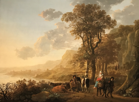 The Flight to Egypt, 1655 Aelbert Cuyp, Northern Netherlands, 1620-1691