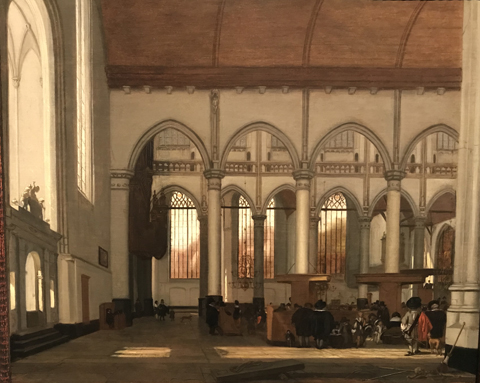 Interior of the Oude Kerk, Amsterdam, c1659 Emanuel de Witte, c1617-1692