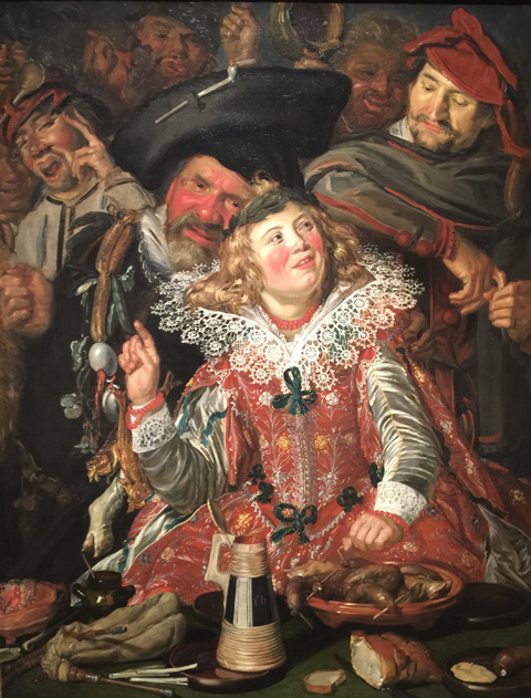 Frans Hals, 1582-1666 Merrymakers at Shrovetide, c 1616-17