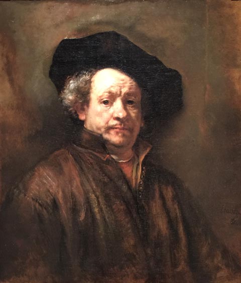 Rembrandt Van Rijn, 1606-1669 Self Portrait , mid 1660