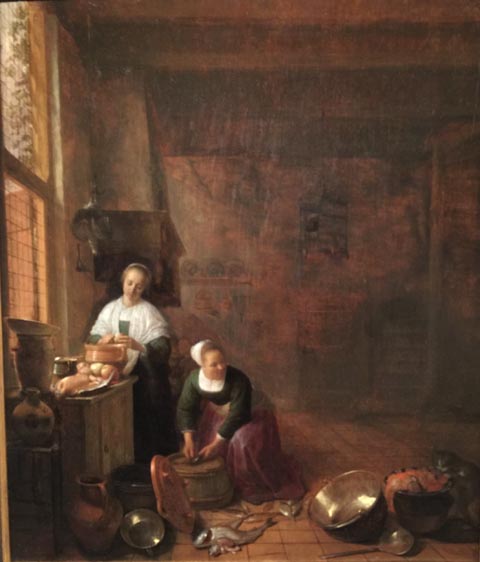 Hendrick Sorgh 1609-1670 A Kitchen, 1643