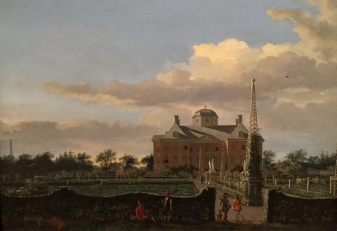 Jan Van Der Heyden, 1637-1712 Huis ten Bosch at The Hague and its Formal Garden View from the East, c 1668-70