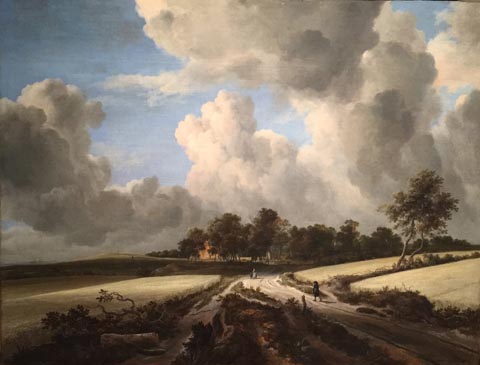 Jacob Van Ruisdael, 1668-1682 Wheat Fields, c 1670
