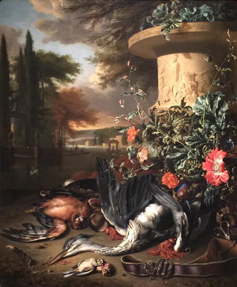 Jan Weenix, 1641 (?) - 1719 Gamepiece with a Dead Heron, 1695