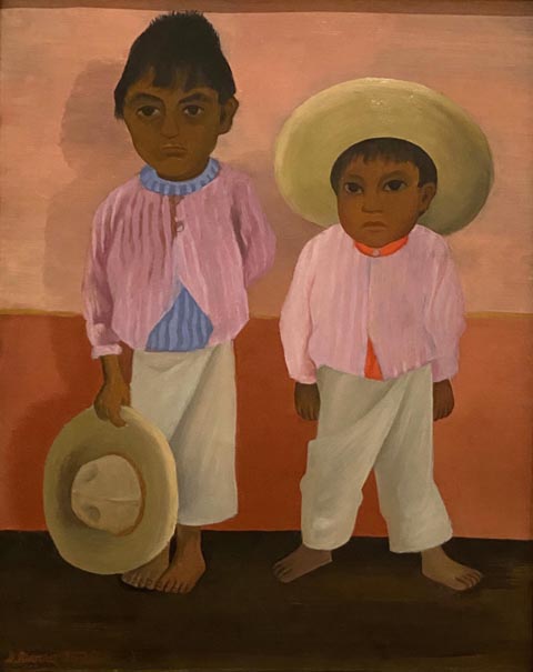 Diego Rivera, My Compadre's Children, 1930 Colleccion Banco Nacional de Mexico