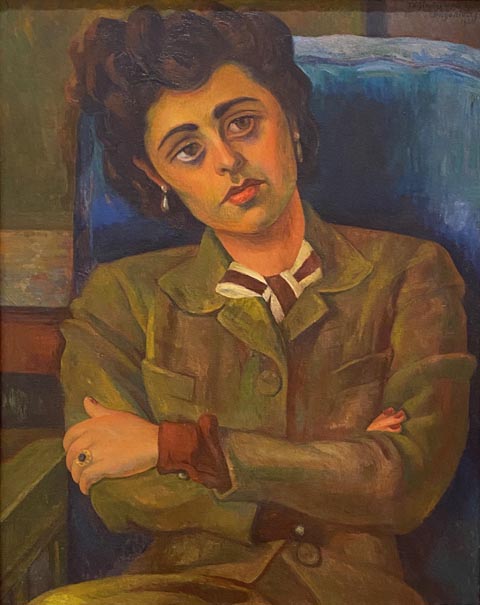 Diego Rivera, Portrait of Gladys March, 1946, oil on canvas Collection of Michael Audain and Yoshiko Karasawa