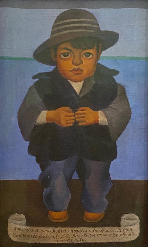 Diego Rivera, Portrait of Roberto Rosales, 1930, oil on canvas Frances Lehman Loeb Art Center, Vassar College Poughkeepsie, New York