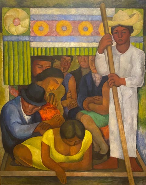 Diego Rivera, The Flowered Canoe, 1931, oil on canvas Museo Dolores Olmedo, Mexico City, Mexico