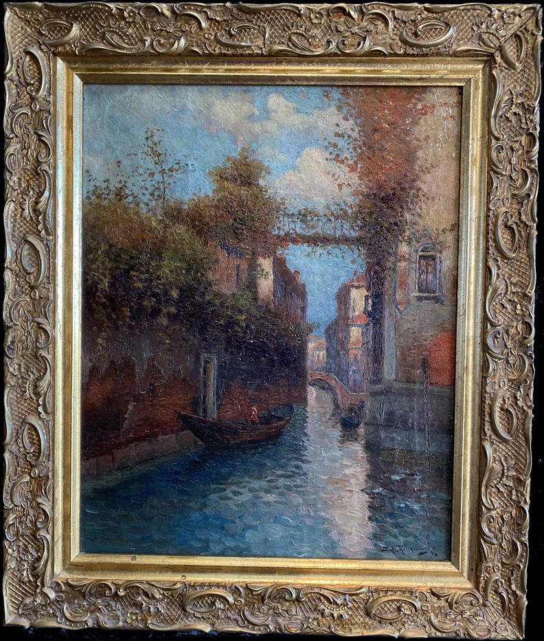 Richard Dey De Ribcowdsky Venetian Canal 1917