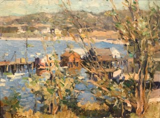 Study for Monterey Bay - Late AFternoon, 1916 Collection of Elizabeth G. Lampen 