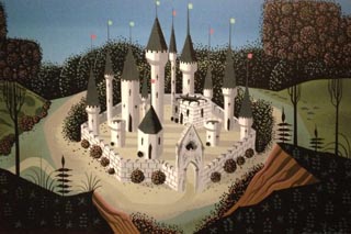 An example of medieval background work for Sleeping Beauty