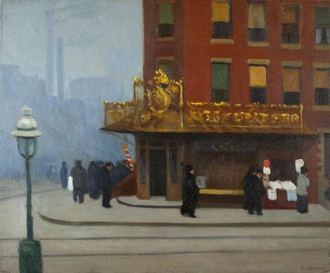 Edward Hopper, New York Corner or Corner Saloon, 1913 Private Collection
