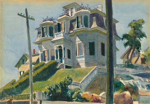 Edward Hopper, Haskell's House, 1924,  National Gallery of Art, Washingtonl, D.C.
