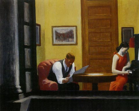Edward Hopper, Room in New York, 1932 Sheldon Memorial Art Gallery, Lincoln, Nebraska