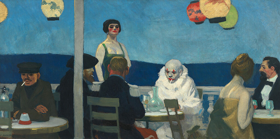 Edward Hopper, Soir Blue (Blue Evening), 1915, Whiteny Museum of American Art, New York