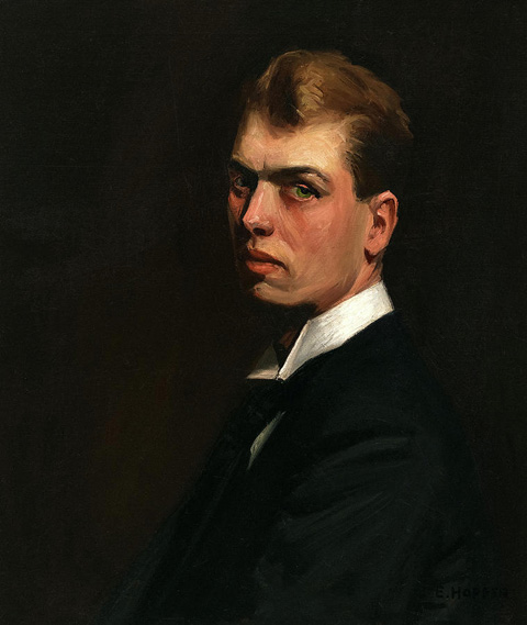 Edward Hopper, Self Portrait, 1903 Museum of Fine Arts, Boston