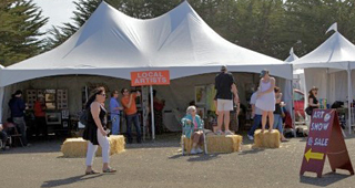 Bodega Bay Fisherman's Festival Art Tent