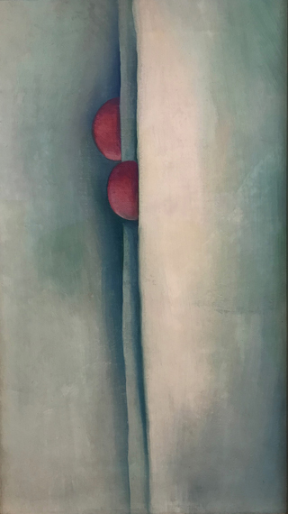 Georgia O'Keeffe Green Lines and Pink 1919