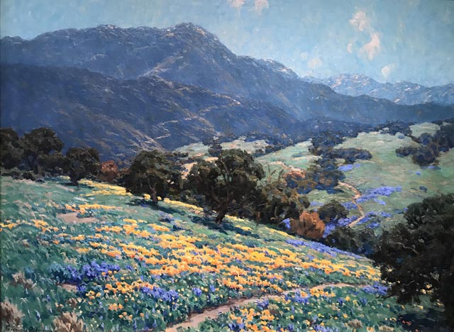 Granville Redmond, California Poppies (Mountain and Path), nd Collection of John and Patty Dilks