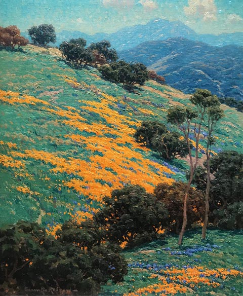Granville Redmond, California Poppies (on a hillside), nd Collection of Thomas Gianetto