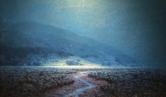 Granville Redmond, Untitled, Moonllight Marsh Scene, nd The Irvine Museum Collection at the University of California, Irvine