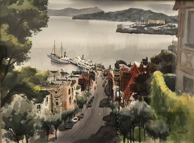Hyde Street, San Francisco, Jade Fon (1911-1983), 1960's