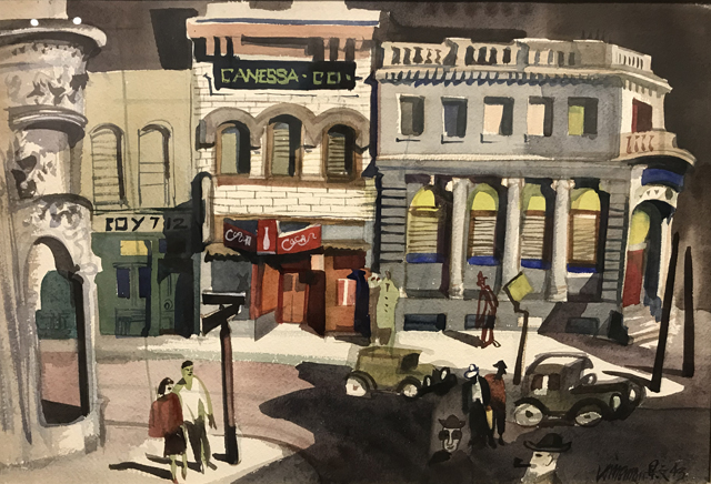 Black Cat Cafe, Dong Kingman (1911-2000), 1943