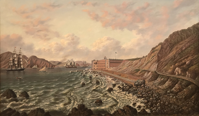 A View of Fort Point, Joseph Lee (1827-1880), 1870