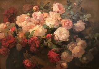Franz Bischoff (1864-1929), A Bouquet of Roses, 1910