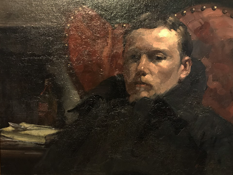 Henri Edmond Cross, Convalescent, Self Portrait, 1882-85 Musee de la Chartreuse, Douai, France