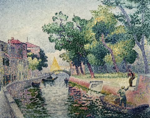 Henri Edmond Cross, The San Trovaso Bridge, Venice, 1903-05 Kroller-Muller Museum, Otterlo, Netherlands
