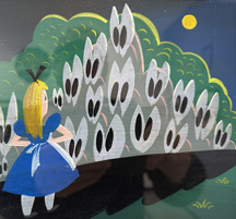 Mary Blair, Concept art for Walt Disney's film Alice in Wonderland