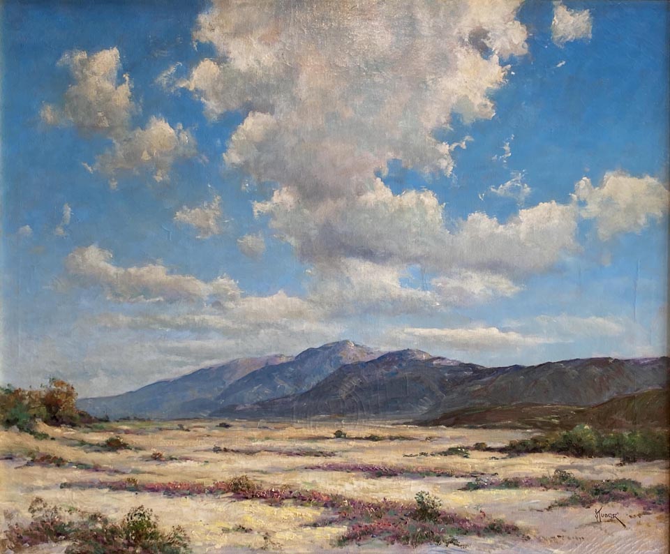Dedrick Stuber, 1878-1954, Springtime in the Desert, oil on canvas, 30 x 36